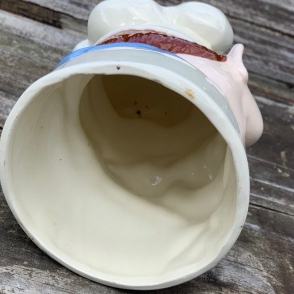 Vintage Ceramic Chef statue "Kiss the Chef" - Picture 5 of 6